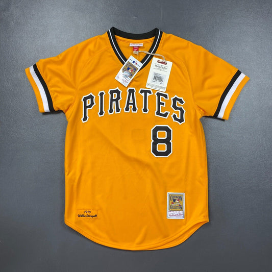 100% Authentic Willie Stargell Mitchell Ness 1979 Pirates Jersey Size 40 M Mens