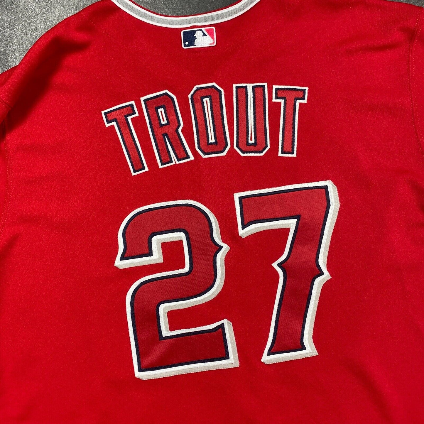 100% Authentic Mike Trout Vintage Majestic Anaheim Angels Jersey Size 56 3XL