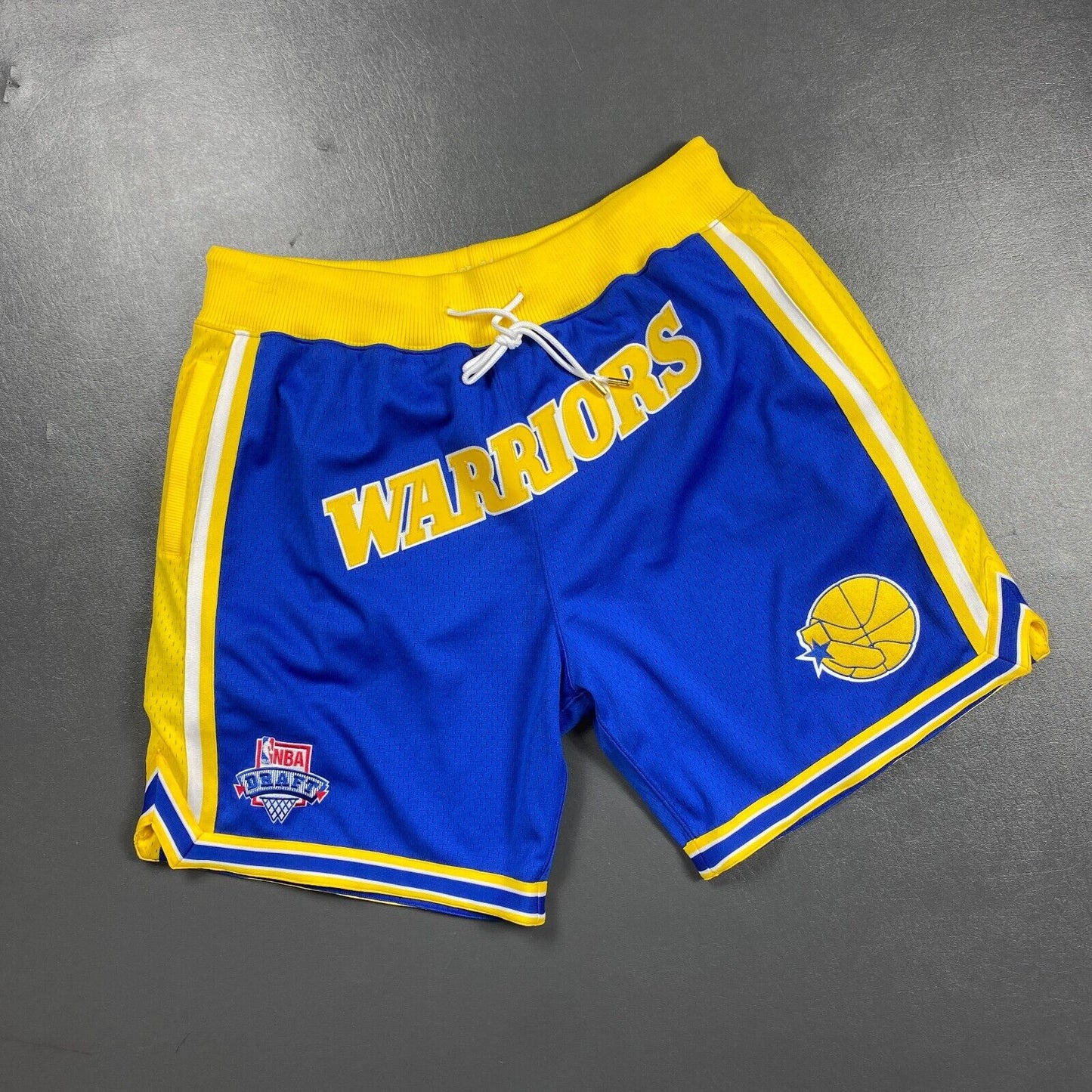 100% Authentic Just Don 93 94 Golden State Warriors Mitchell Ness Shorts Size XL