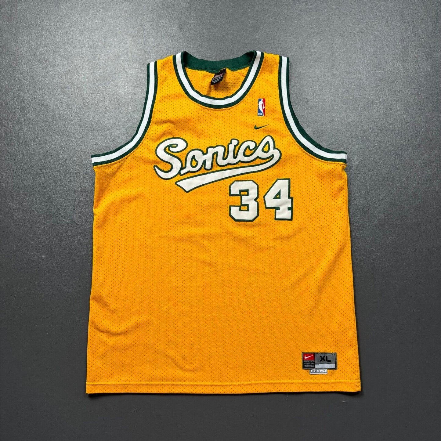 100% Authentic Ray Allen Vintage Nike Seattle Supersonics Jersey Size XL Mens