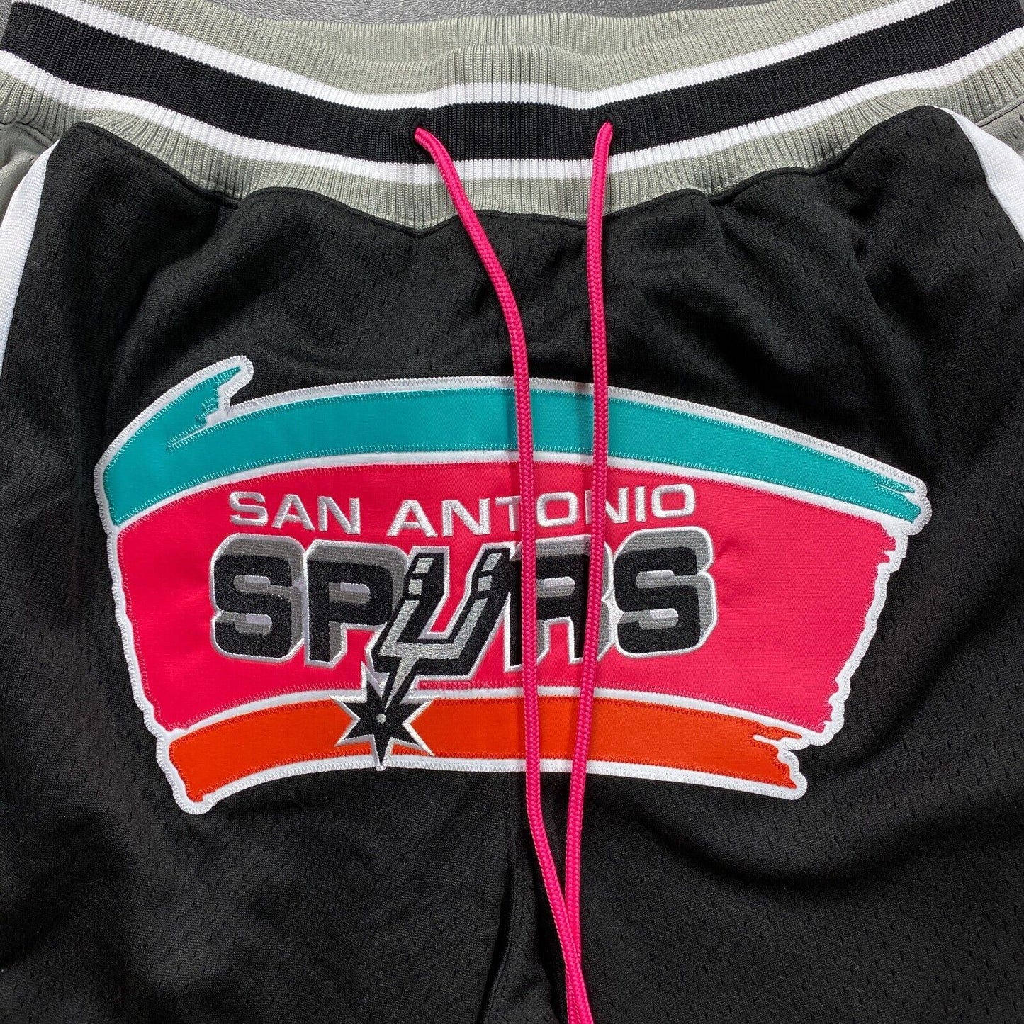 100% Authentic Just Don 98 99 San Antonio Spurs Mitchell Ness Shorts Size M 40