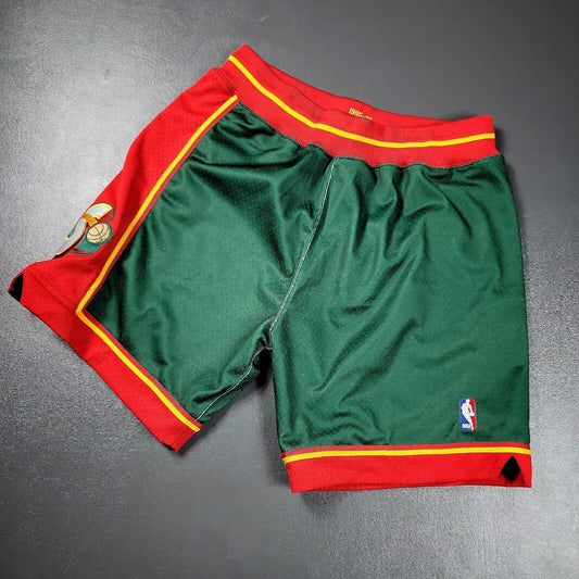 100% Authentic Mitchell & Ness 95 96 Supersonics Shorts Size 48 XL - kemp payton