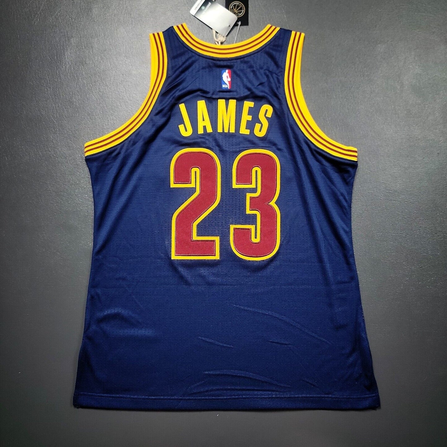 100% Authentic Lebron James Mitchell & Ness 2015 2016 Cavaliers Jersey Size L 44