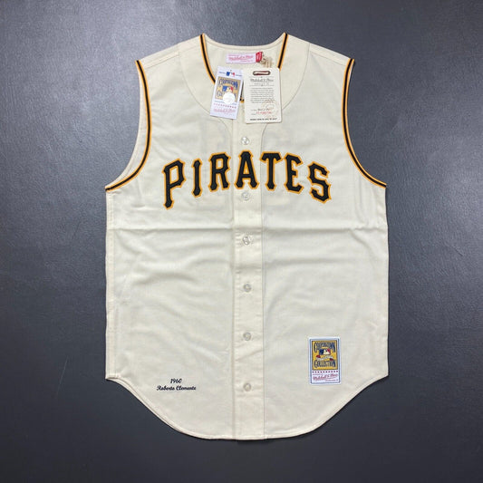 100% Authentic Roberto Clemente Mitchell Ness 1960 Pirates Jersey Size 40 M Mens