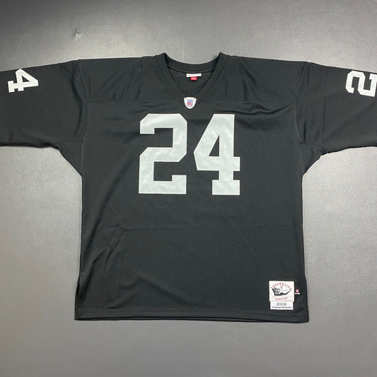 100% Authentic Rod Woodson 2002 Raiders Mitchell & Ness Jersey Size 56 3XL Mens