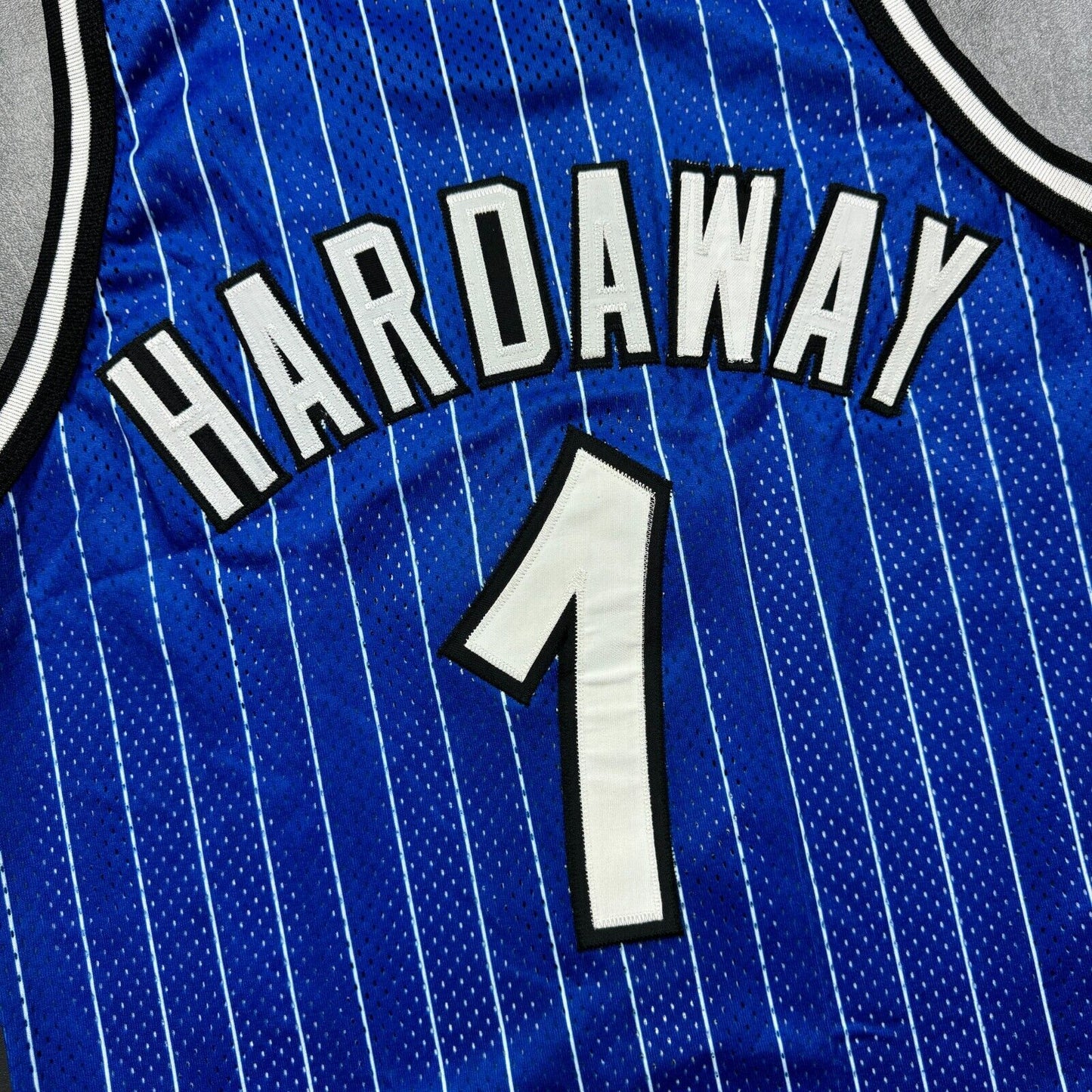 100% Authentic Penny Hardaway Vintage Champion 95 96 Magic Jersey Size 44 M L