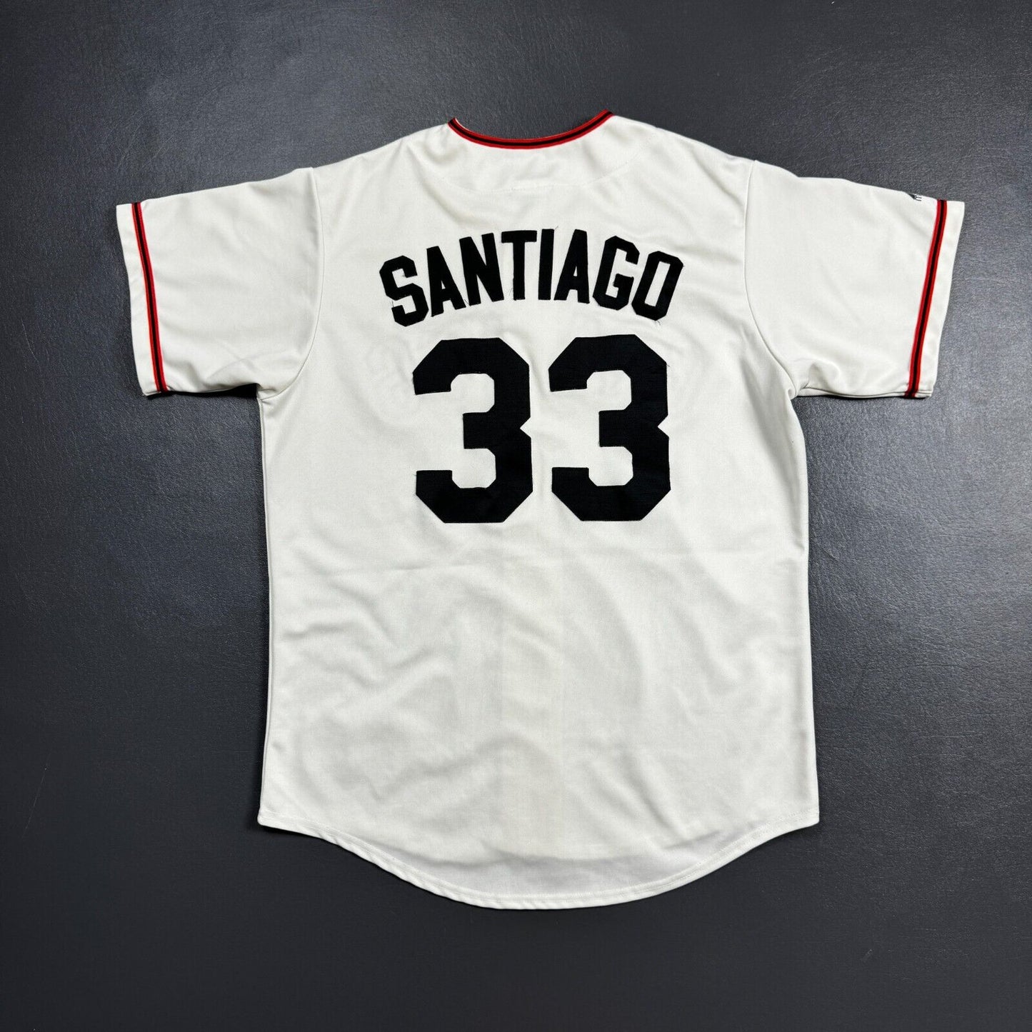 100% Authentic Benito Santiago Vintage Majestic SF Giants Jersey Size 44 L Mens