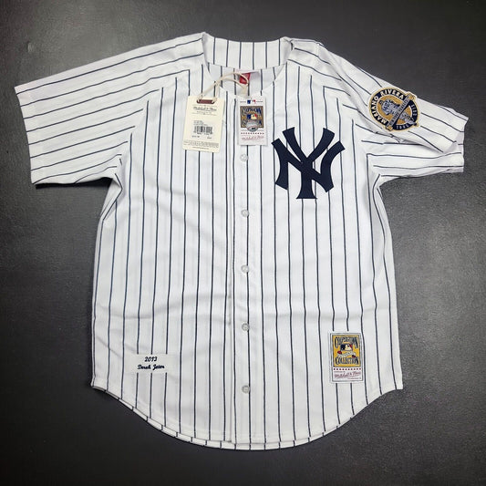 100% Authentic Derek Jeter Mitchell & Ness 2013 NY Yankees Jersey Size 52 2XL