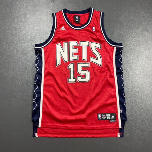100% Authentic  Vince Carter Vintage Adidas New Jersey Nets Jersey Size L Mens