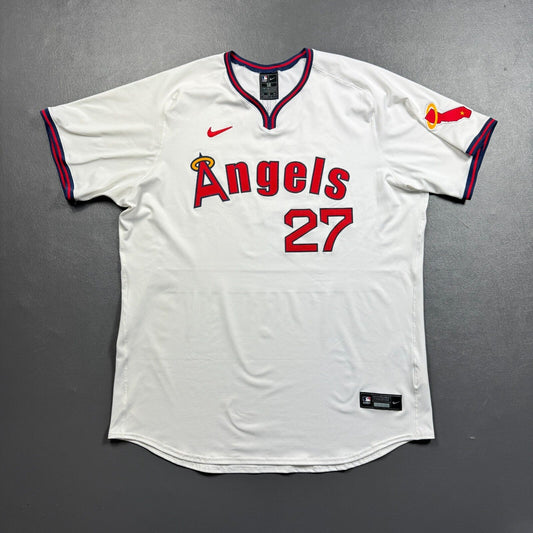 100% Authentic Mike Trout Nike Los Angeles Angels Jersey Size 56 3XL