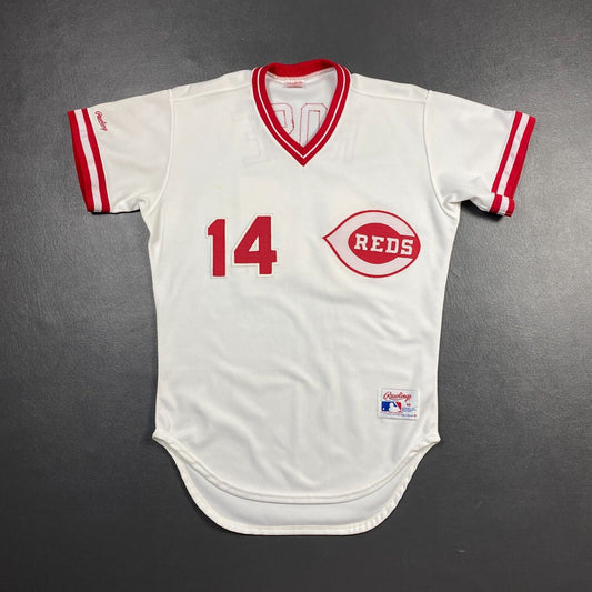 100% Authentic Pete Rose Vintage Rawlings Cincinnati Reds Jersey Size 40 M