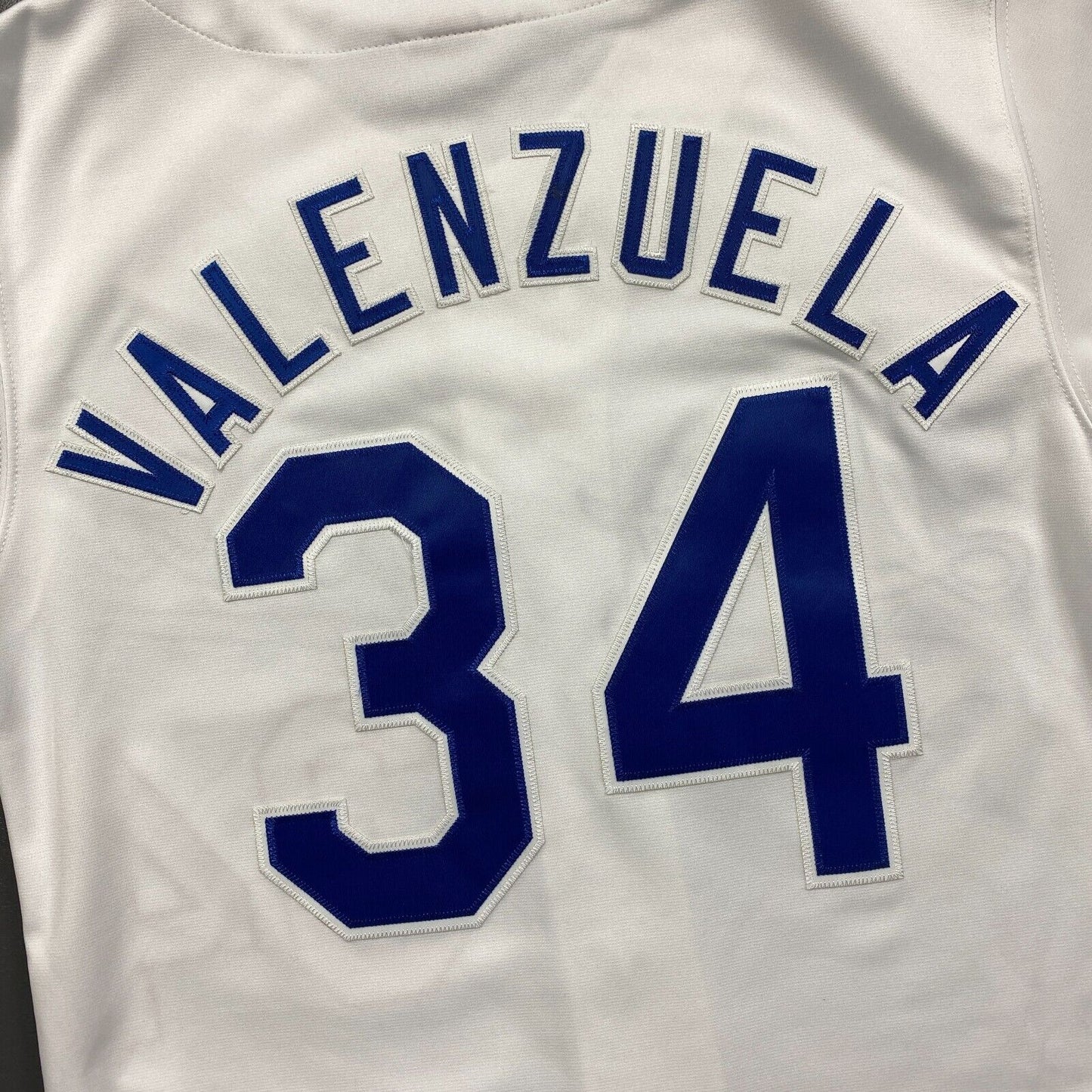 100% Authentic Fernando Valenzuela Mitchell & Ness 1981 Dodgers Jersey Size 36 S