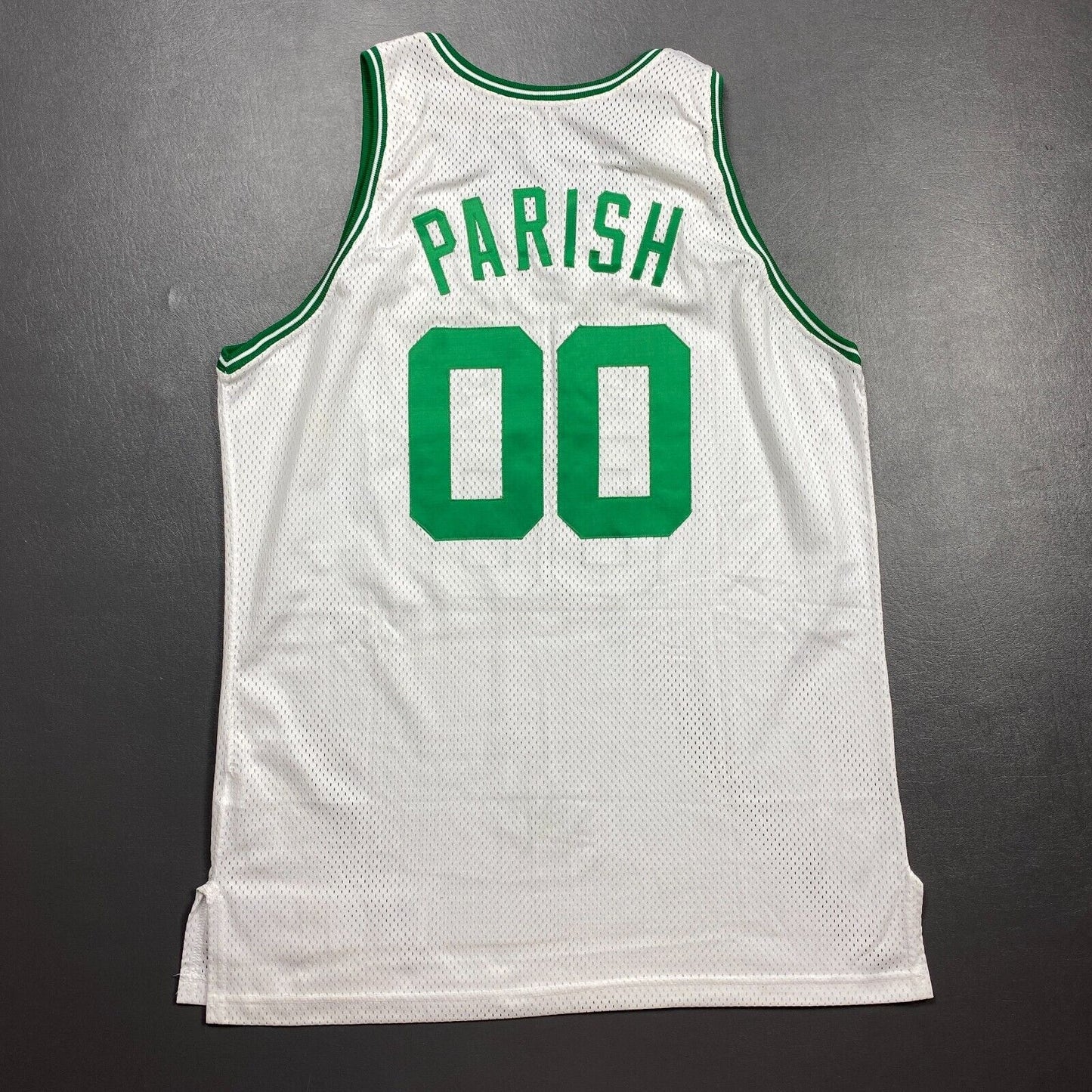 100% Authentic Robert Parish Signed Vintage Champion 9293 Celtics Pro Cut Jersey