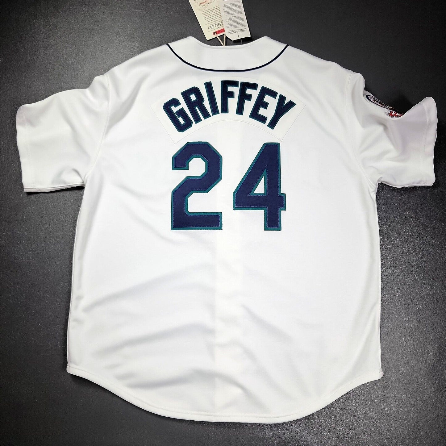 100% Authentic Ken Griffey Jr Mitchell & Ness 1995 Mariners Jersey Size 52 2XL