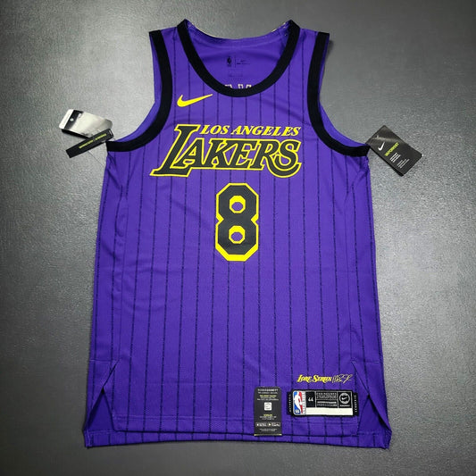 100% Authentic Kobe Bryant Nike Los Angeles Lore City Lakers Jersey 44 M Mens