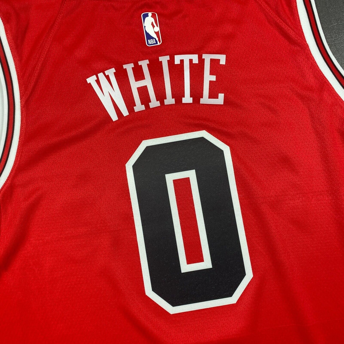 100% Authentic Coby White Nike Bulls Icon Edition Swingman Jersey Size 60 3XL