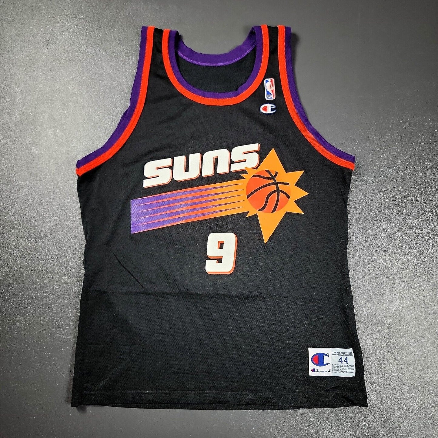 100% Authentic Dan Majerle Vintage Champion Suns Jersey Size 44 M L Mens