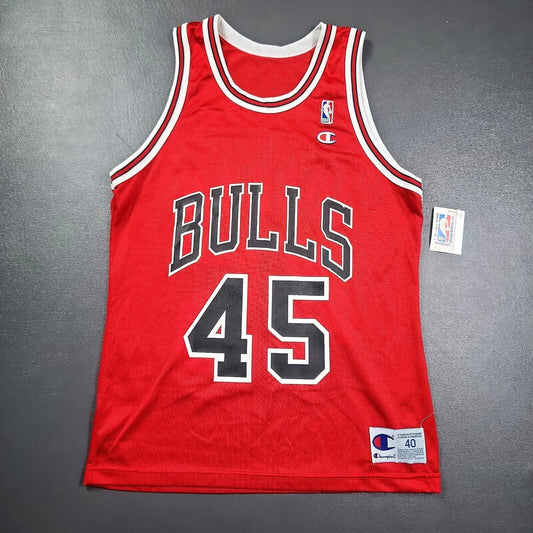 100% Authentic Michael Jordan Vintage Champion 94 95 #45 Bulls Jersey Size 40