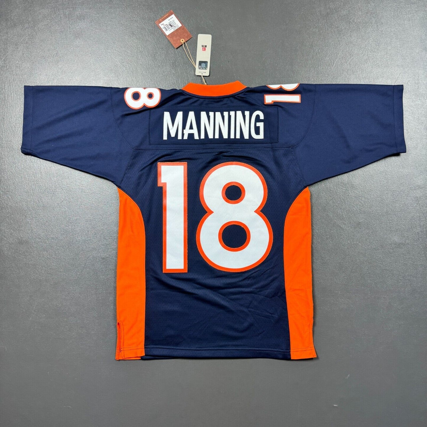 100% Authentic Peyton Manning Mitchell & Ness 2015 Denver Broncos Jersey 40 M