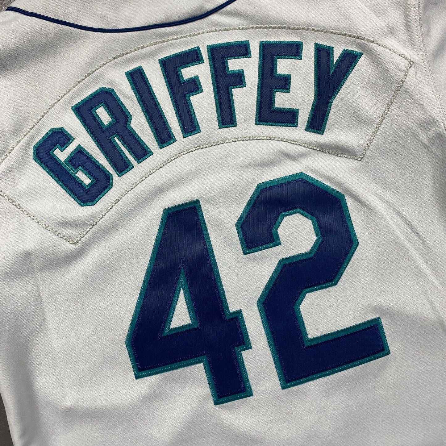 100% Authentic Ken Griffey Jr Mitchell & Ness 1997 Mariners Jersey Size 36 S Men