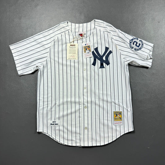 100% Authentic Derek Jeter Mitchell & Ness 2014 NY Yankees Jersey Size 48 XL