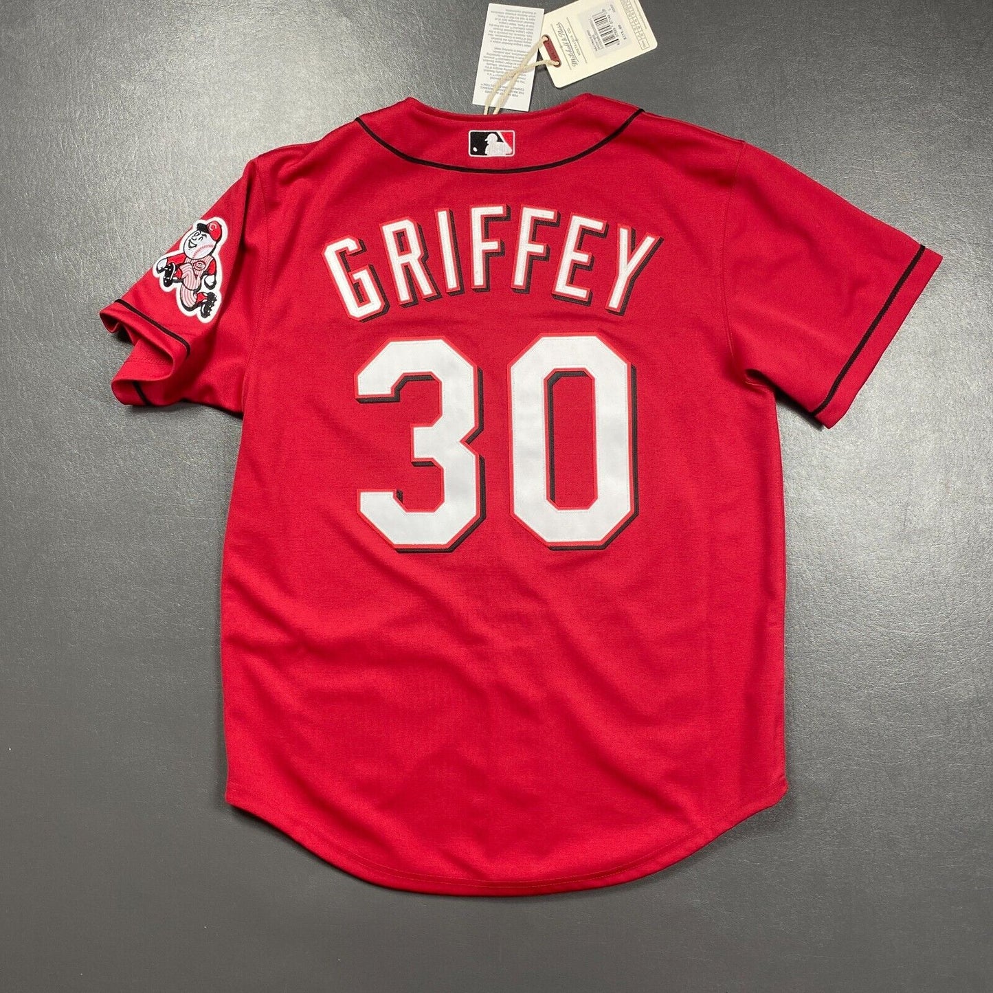 100% Authentic Ken Griffey Jr Mitchell & Ness 2005 Reds Jersey Size 44 L Mens