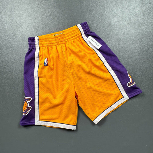 100% Authentic Los Angeles Lakers Mitchell Ness Shorts S 36 Mens - kobe bryant