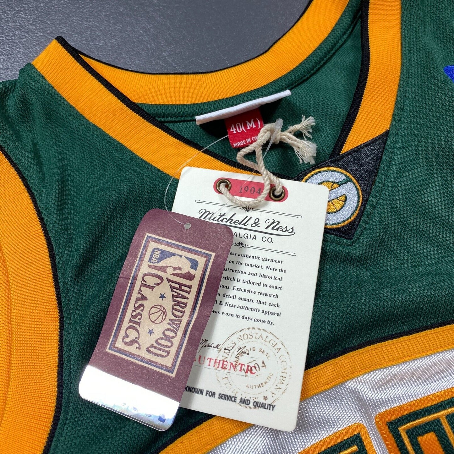 100% Authentic Kevin Durant Mitchell & Ness 07 08 Sonics Jersey Size 40 M Mens