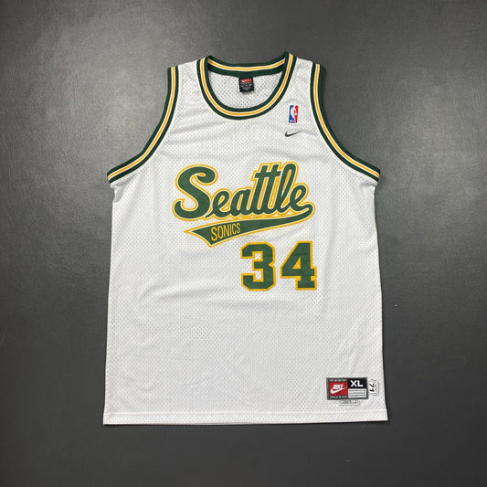 100% Authentic Ray Allen Vintage Nike Seattle Supersonics Jersey Size XL Mens