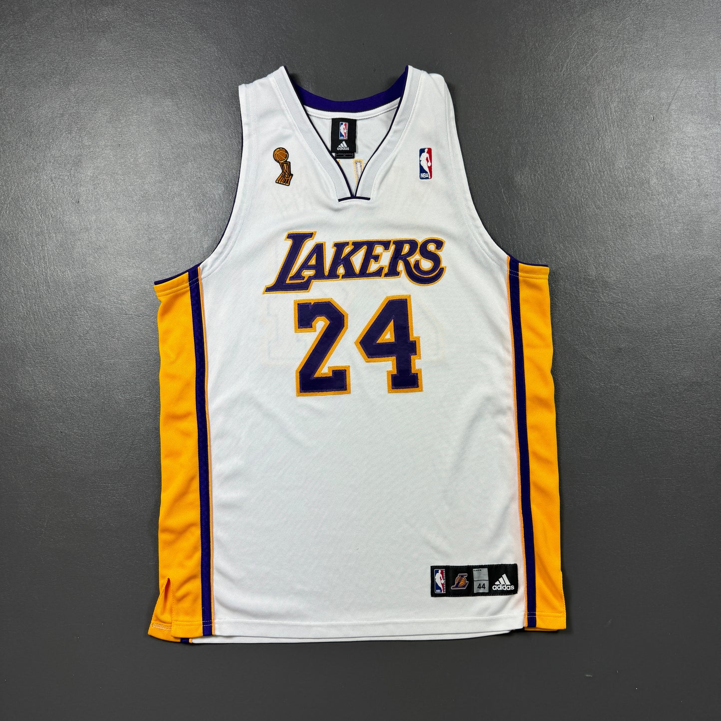 100% Authentic Kobe Bryant Adidas Los Angeles Lakers Finals Jersey Size 44