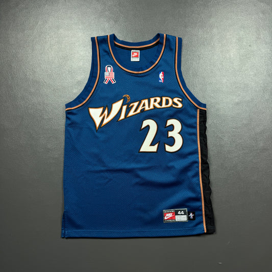 100% Authentic Michael Jordan Vintage Nike Wizards Jersey Size 44 L wizards Mens
