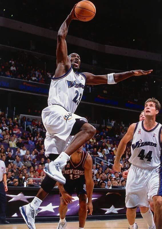 100% Authentic Michael Jordan Vintage Nike Wizards Pro Cut Jersey Size 50+4" 911
