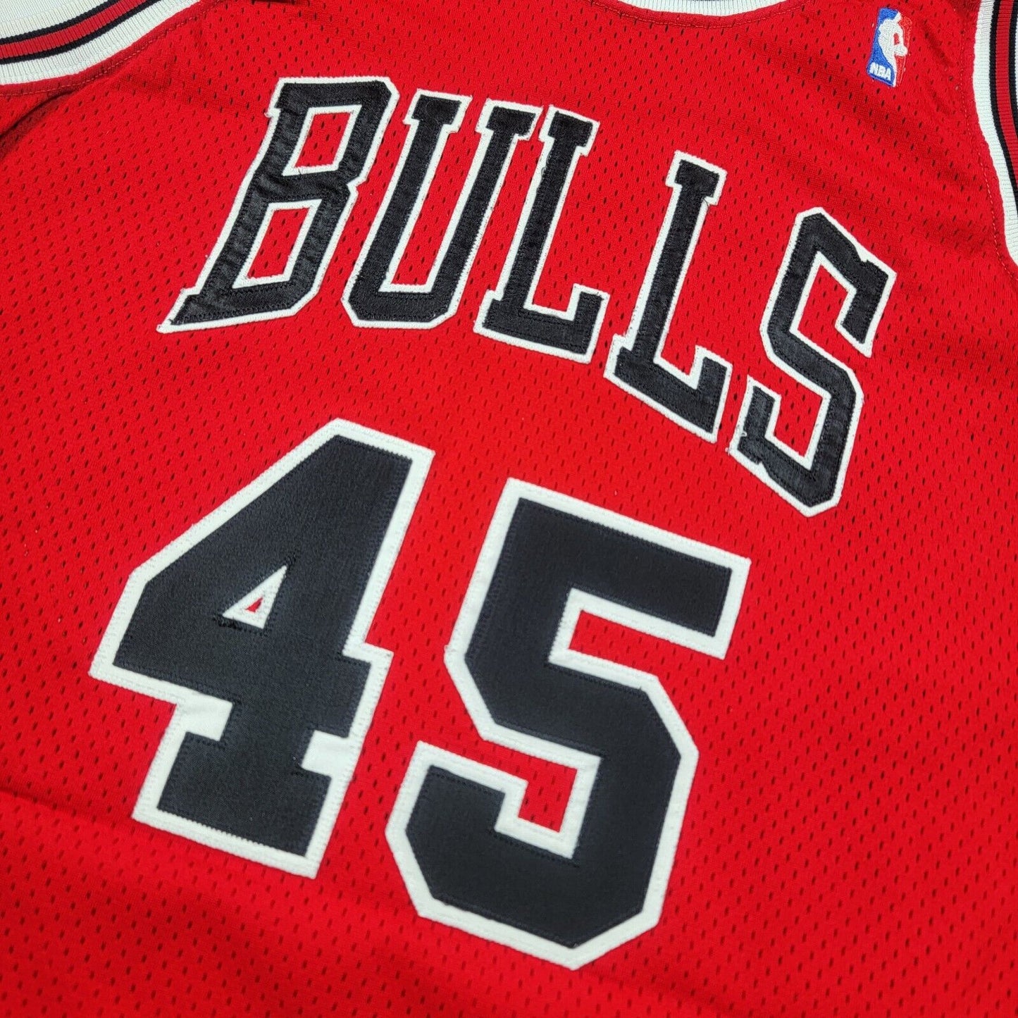 100% Authentic Michael Jordan Vintage Champion 9495 Bulls Jersey 48 XL pro cut