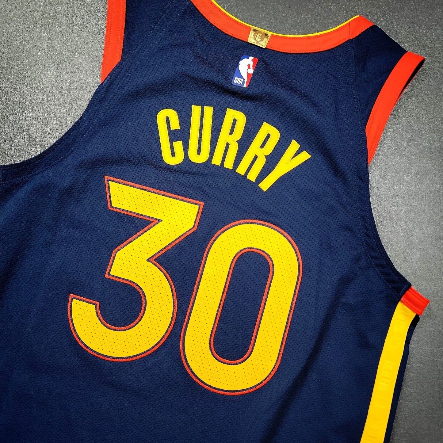 100% Authentic Stephen Curry Nike Warriors City Oakland Jersey Size 44 M Rakuten