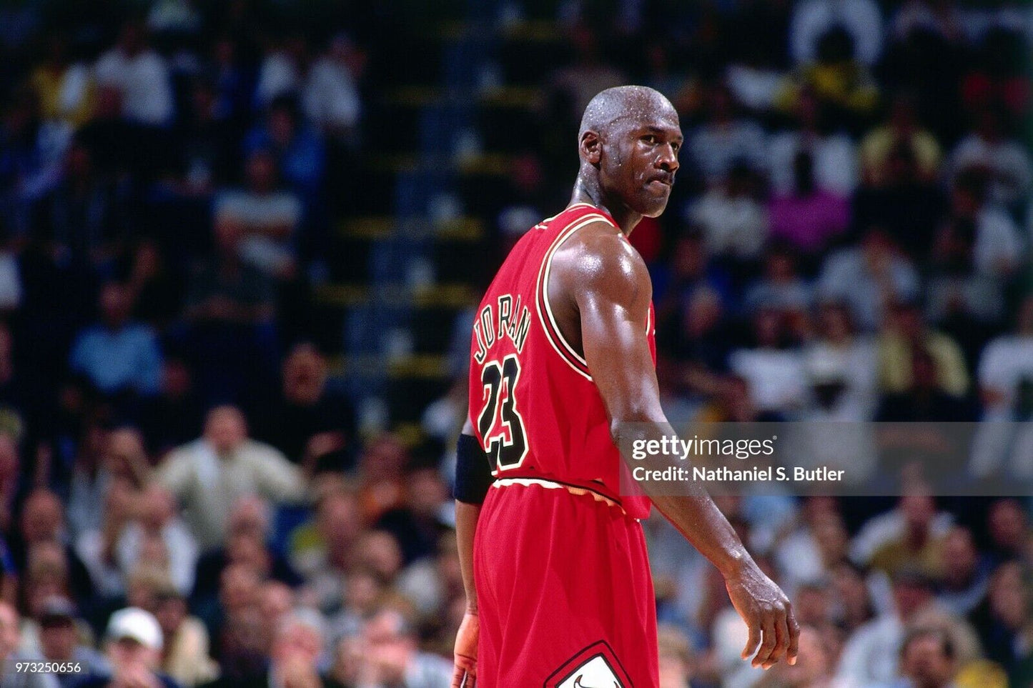 100% Authentic Michael Jordan Mitchell Ness 97 98 Bulls Jersey Size 40 M Mens