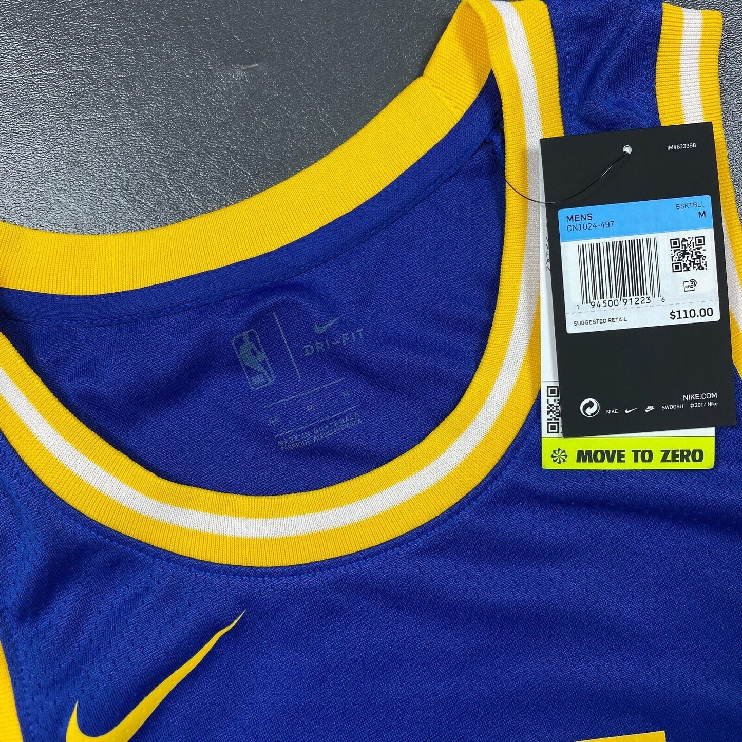 100% Authentic Stephen Curry Warriors Classic The City Swingman Jersey Size 44 M