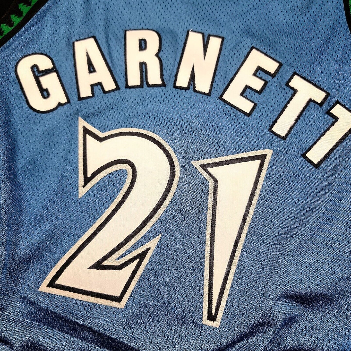 100% Authentic Kevin Garnett 99 00 Puma Timberwolves Game Pro Cut Jersey 52+2"