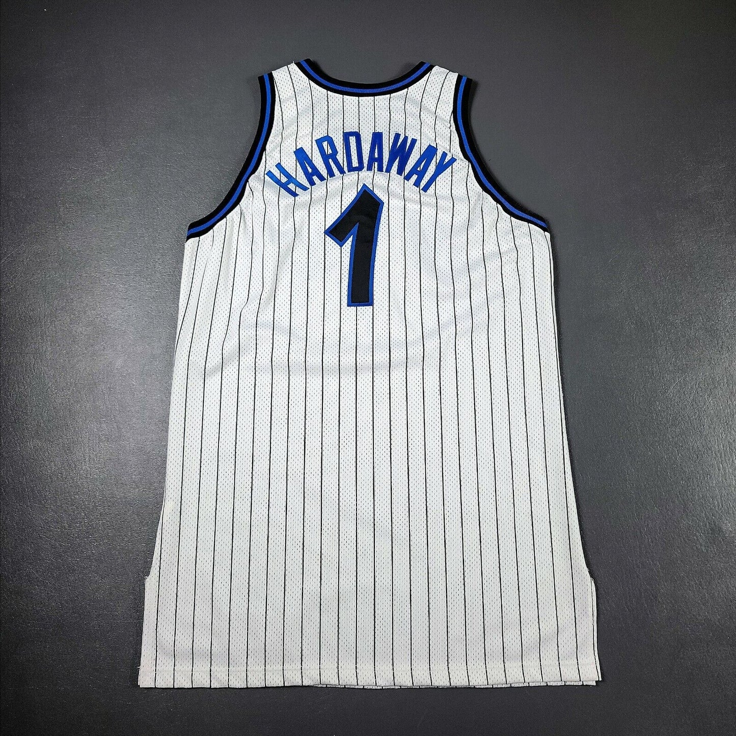 100% Authentic Penny Hardaway Champion 96 97 Magic Game Jersey 50+4" Pro Cut