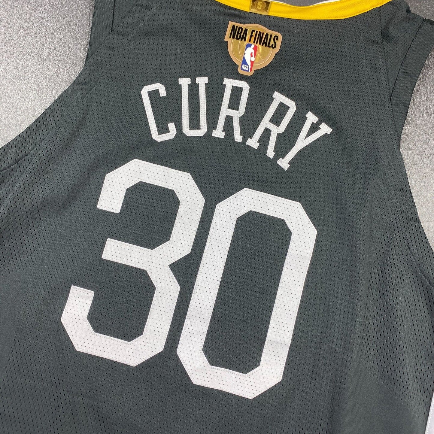 100% Authentic Stephen Curry Nike Warriors City The Town Jersey 52 XL Finals