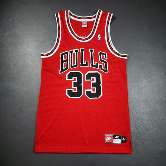 100% Authentic Scottie Pippen Vintage Nike 97 98 Bulls Jersey Size 40 M - jordan