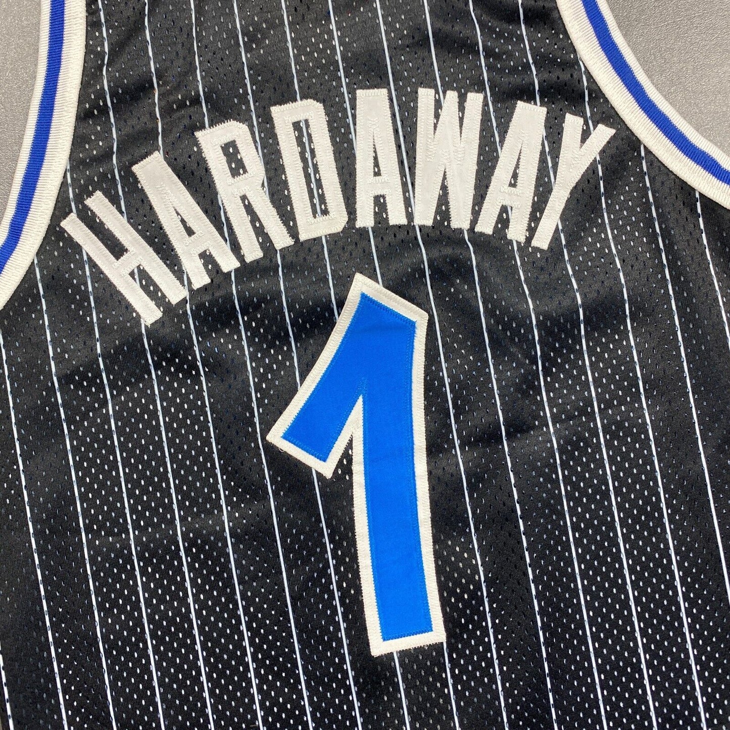 100% Authentic Penny Hardaway Vintage Champion 96 97 Magic Jersey Size 40 M