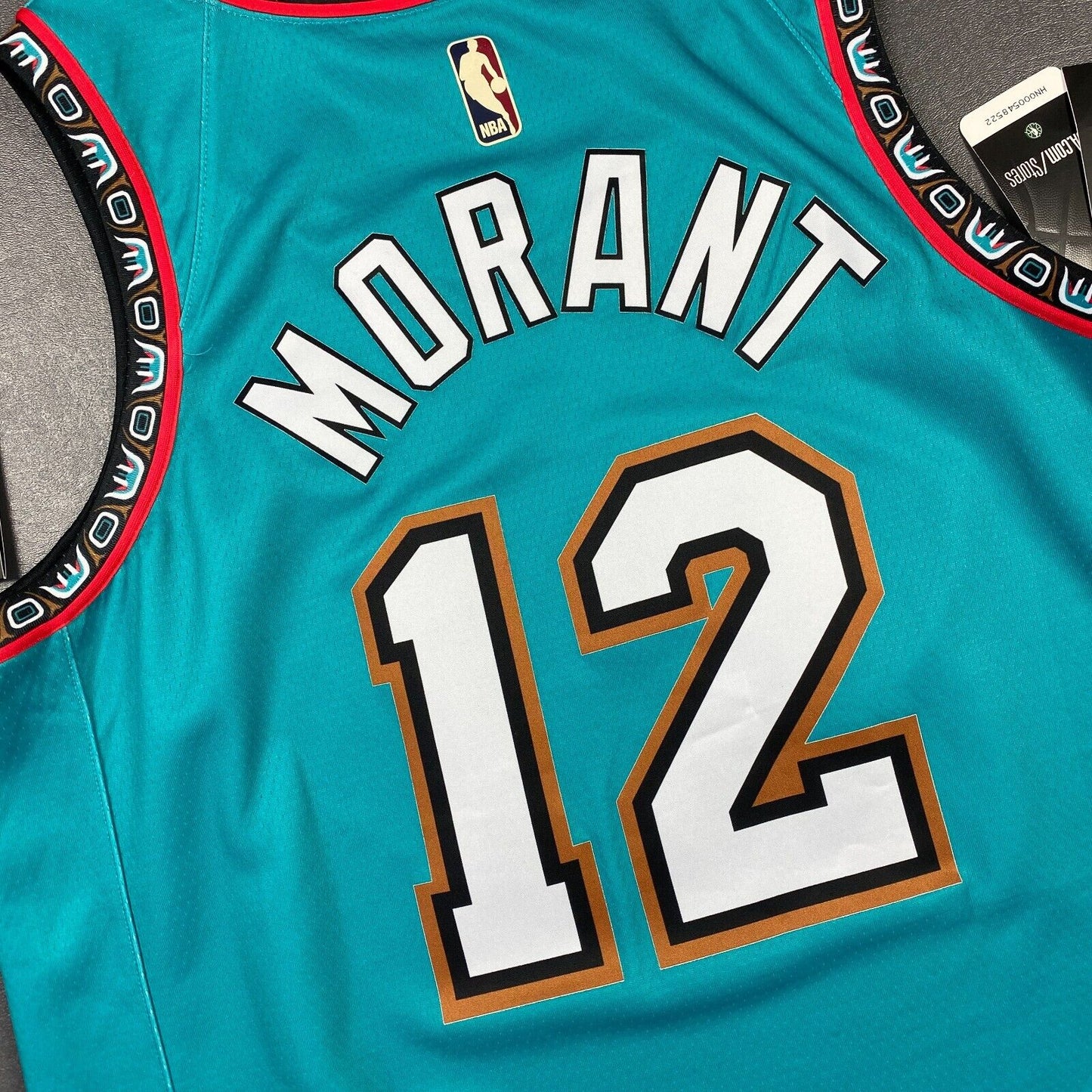 100% Authentic Ja Morant Nike Grizzlies Classic Swingman Jersey Size 48 L Mens