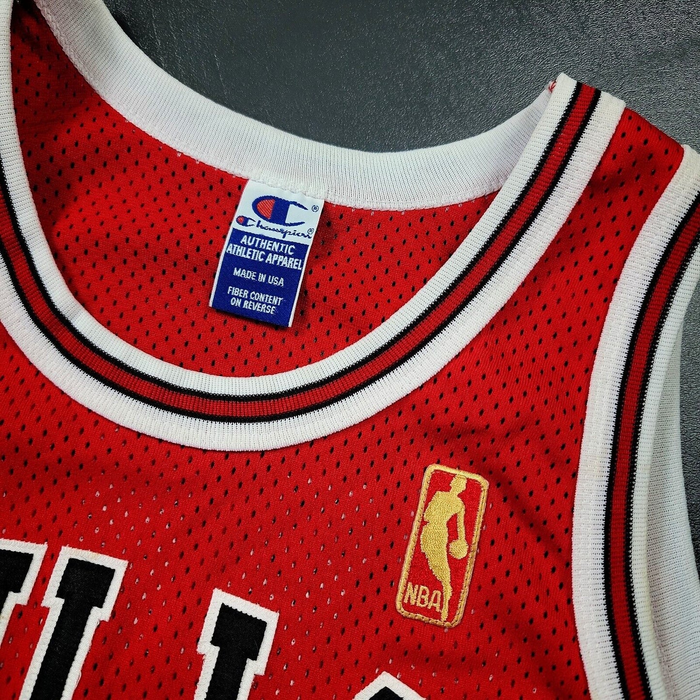 100% Authentic Michael Jordan Vintage Champion 96 97 Bulls Jersey Size 48 XL L