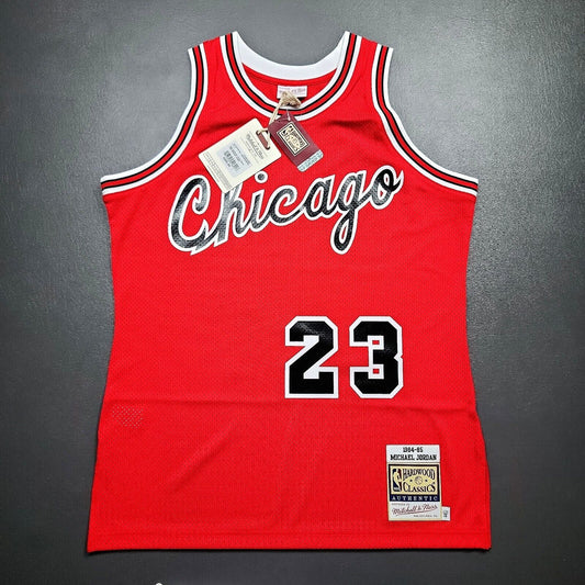100% Authentic Michael Jordan Mitchell Ness 84 85 Bulls Jersey Size 44 L Mens