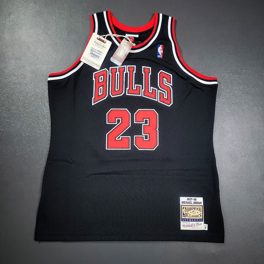 100% Authentic Michael Jordan Mitchell & Ness 97 98 Bulls Jersey Size 48 XL Mens