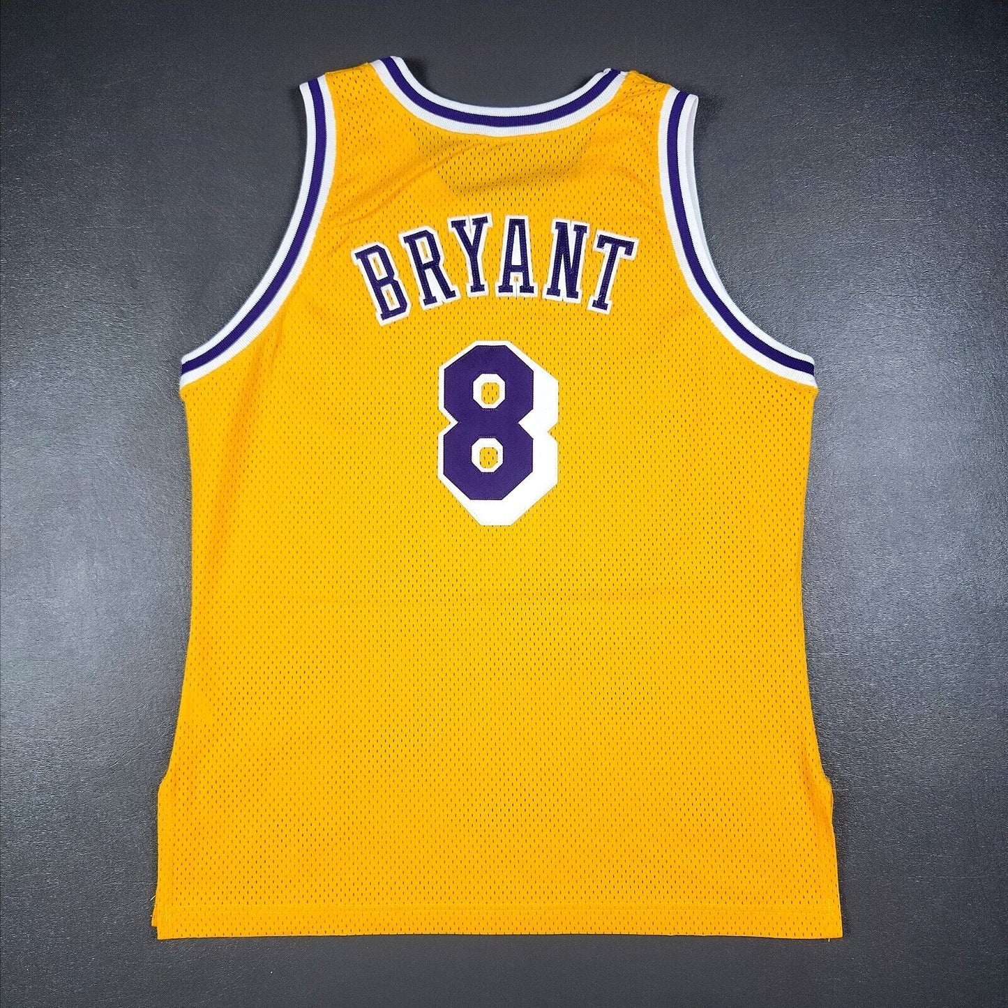 100% Authentic Rookie Kobe Bryant Champion 96 97 Lakers Jersey Size 44 L Pro Cut