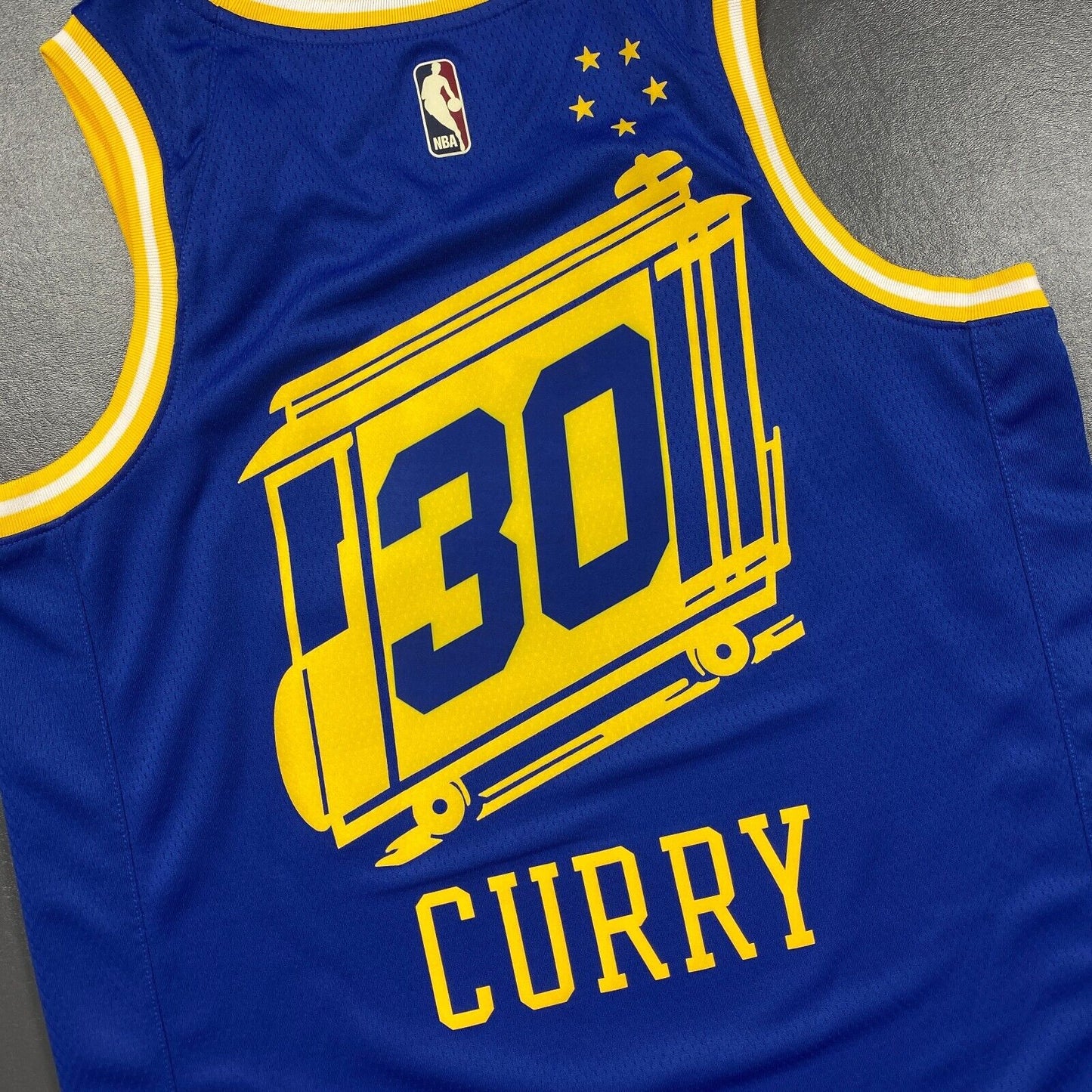 100% Authentic Stephen Curry Warriors Classic The City Swingman Jersey Size 44 M