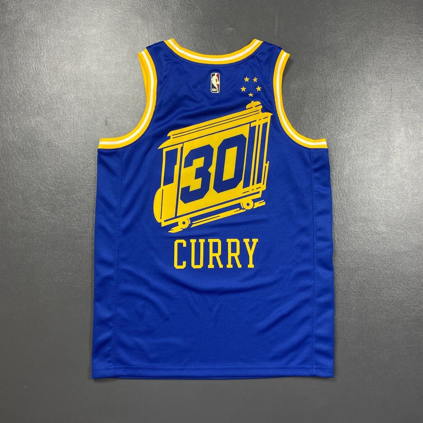 100% Authentic Stephen Curry Warriors Classic The City Swingman Jersey Size 44 M