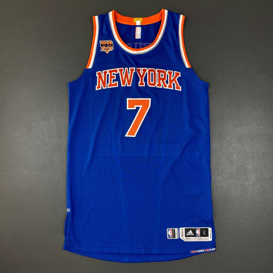100% Authentic Carmelo Anthony Adidas Knicks Game Issued Jersey Size L+2" Mens