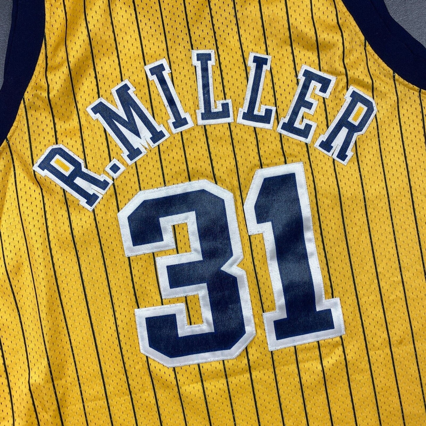 100% Authentic Reggie Miller Vintage Nike Indiana Pacers Jersey Size 2XL Mens